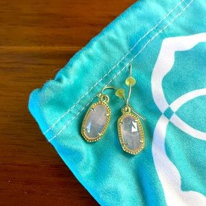 Rose Kendra Scott earrings